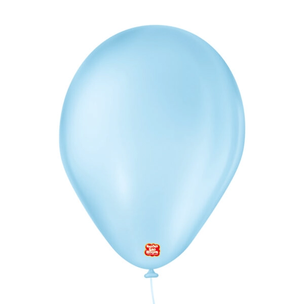 Balao N5 Liso Azul Baby C/50 Sao Roque
