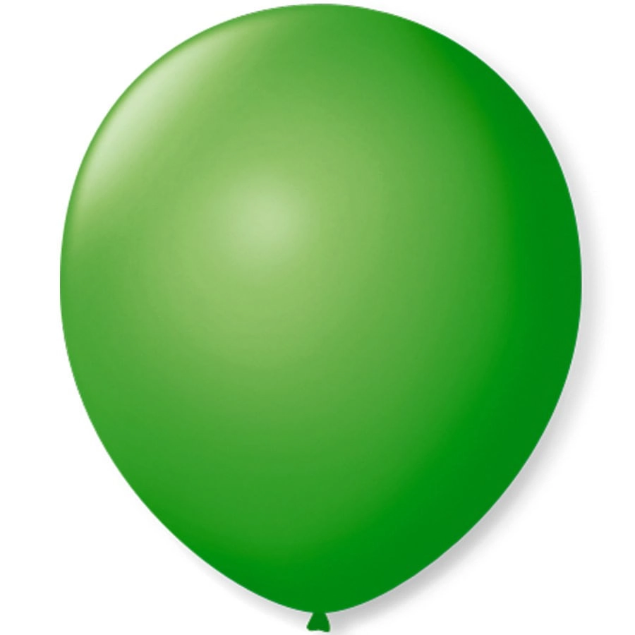 Balao 9 Liso Verde Maca C/50 Unidade Sao Roque Caixa/80