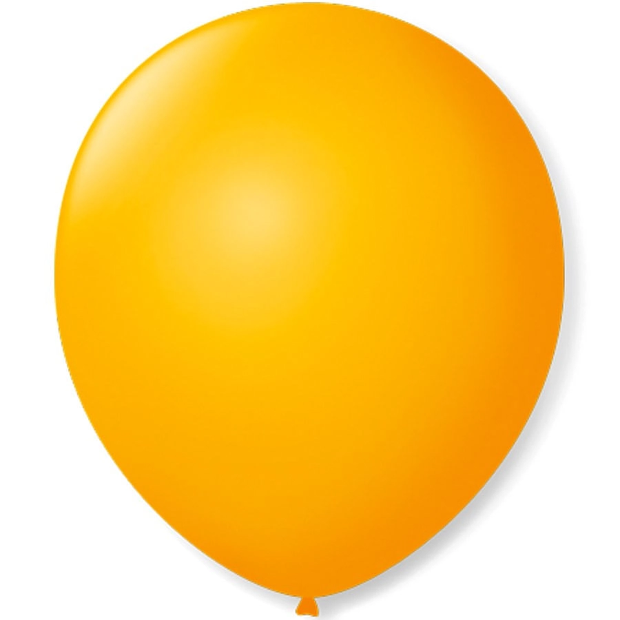 Balao 9 Liso Amarelo Sol C/50 Unidade Sao Roque C