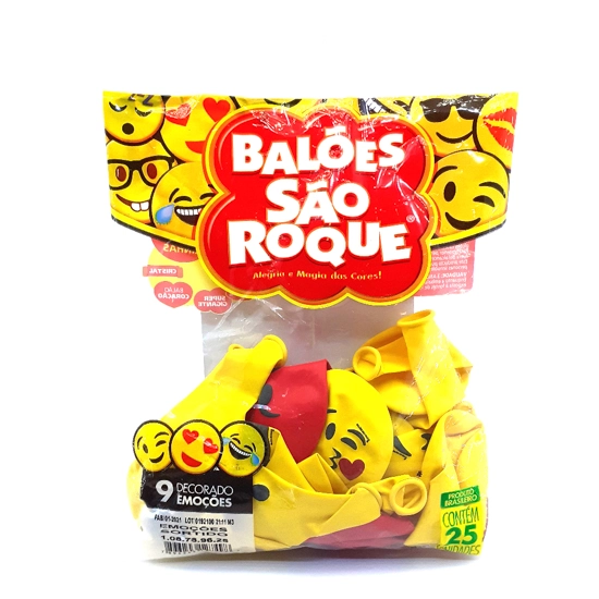 Balao Sao Roque 9 Emoji Sortido