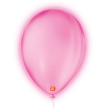Balao N9 Neon Rosa C/25 Sao Roque