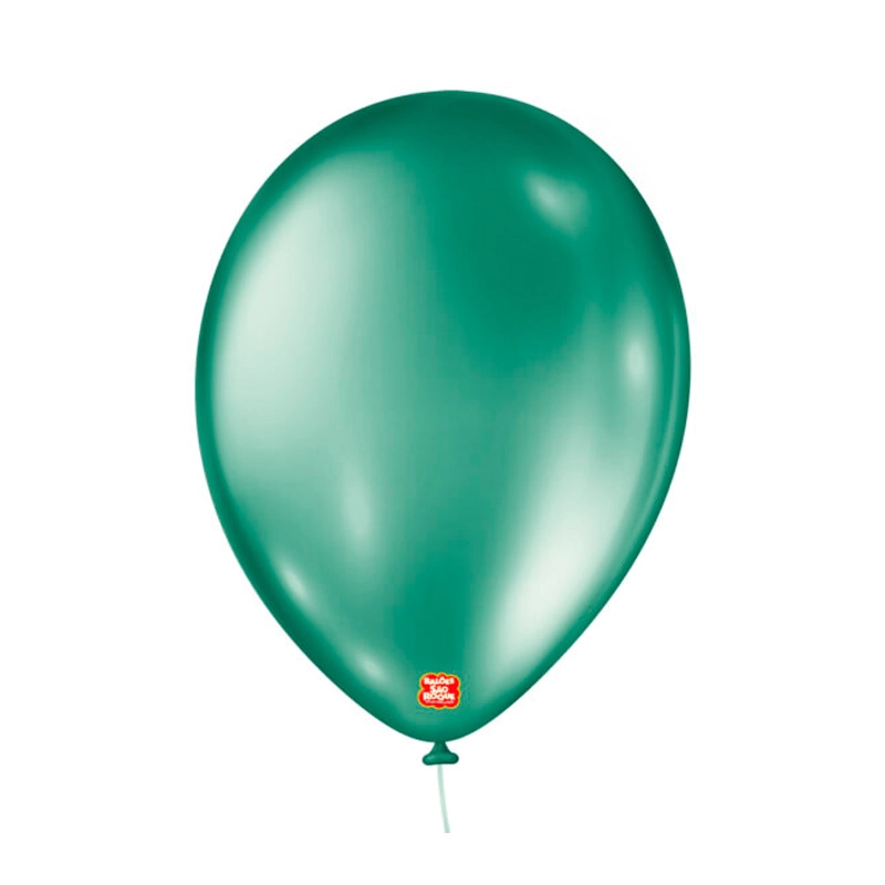 Balao N9 Metallic Verde C/25 Sao Roque