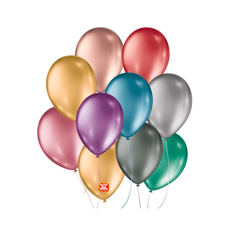 Balao N9 Metallic Sort C/25 Sao Roque