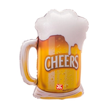 Balao Metalizado 3d 29 Cerveja 73cm Sao Roque
