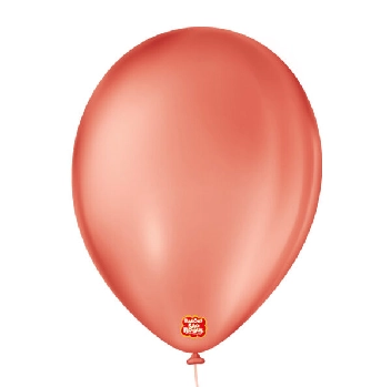 Balao 9 Liso Coral 50un Sao Roque