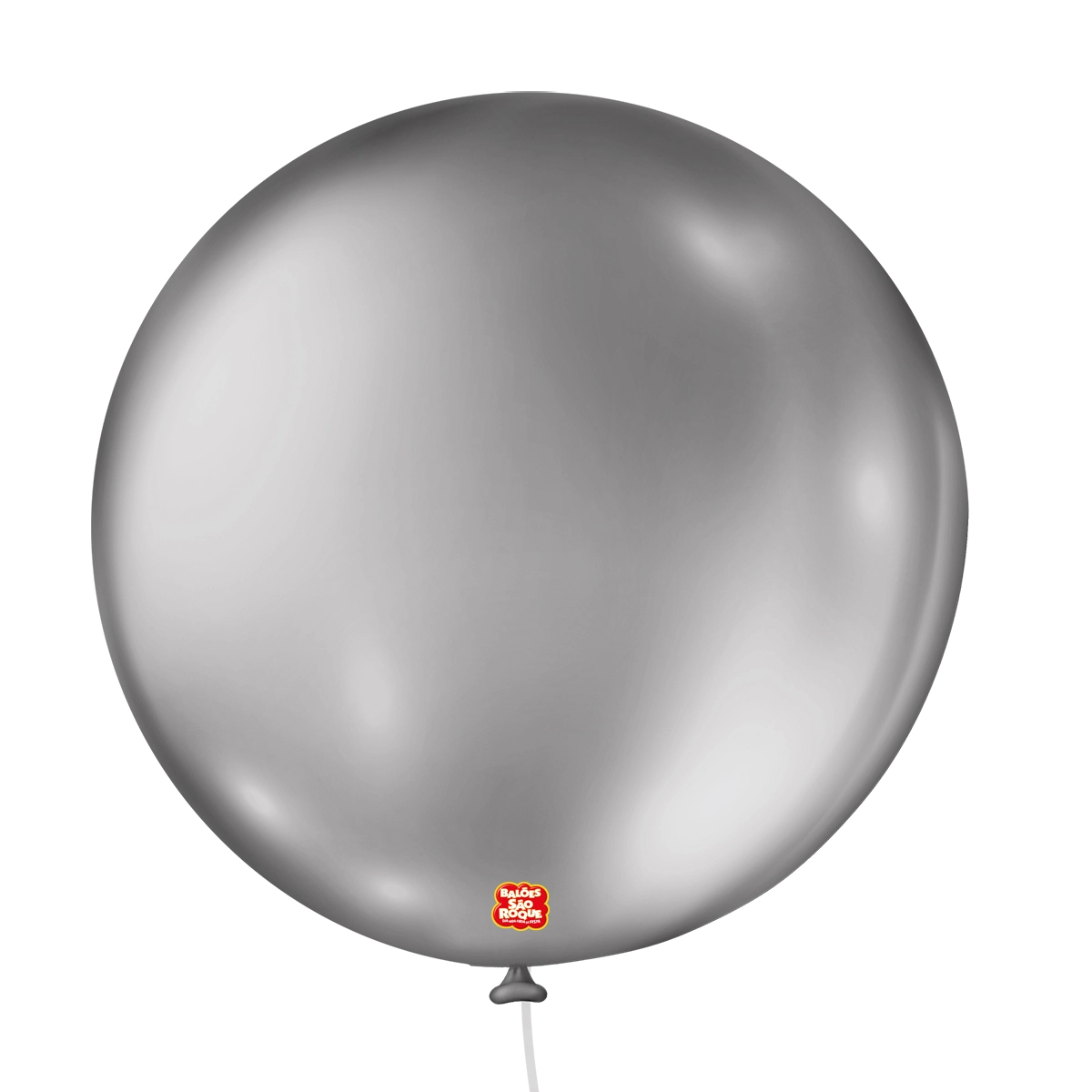 Balao N5 Metallic Prateado C/25 Sao Roque