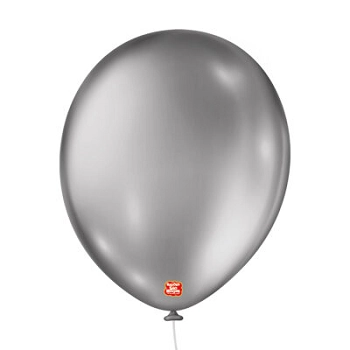Balao N11 Metallic Prateado C/25 Sao Roque