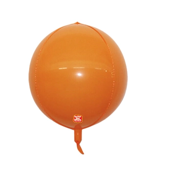 Balao Metalizado 4d Matte 25 Laranja 63cm