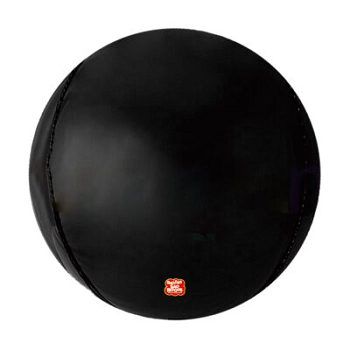 Balao Metalizado 4d 25 Tradicional Preto 63cm
