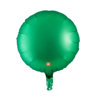 Balao Metalizado Redondo 18 Fosco Verde 45cm