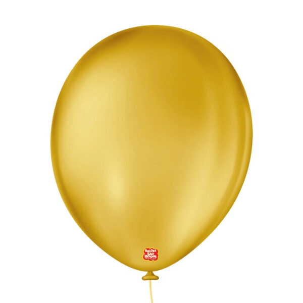 Balao Liso 11 Amarelo Ocre C/50 Sao Roque