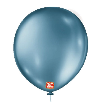 Balao Metalico 16 Azul C/10 Sao Roque