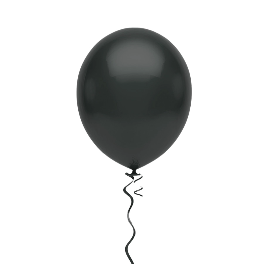 Bola De Soprar 11 Uniq Preto Onix Atacado Pct C/25 Sao Roque