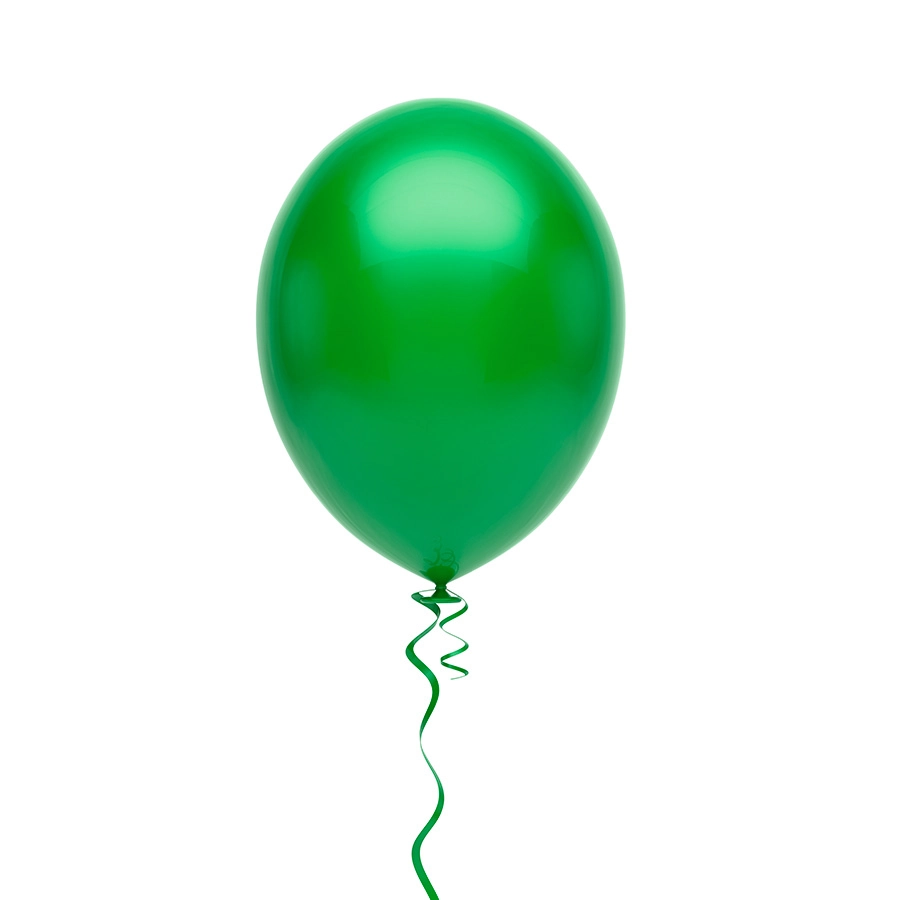 Bola De Soprar 11 Uniq Verde Grama Atacado Pct C/25 Sao Roque
