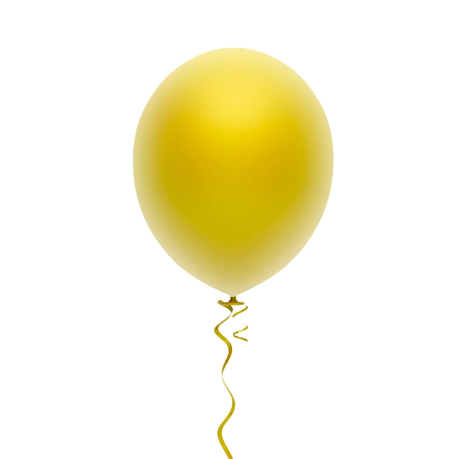 Bola De Soprar 11 Uniq Amarelo Citrus Atacado Pct C/25 Sao Roque