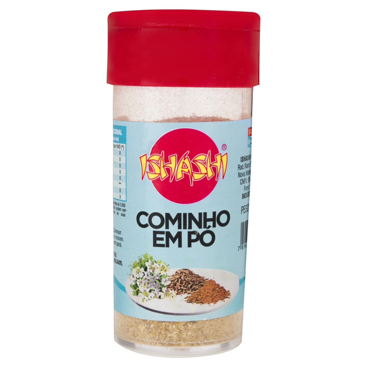 Cominho Pó Ishashi Frasco 40g