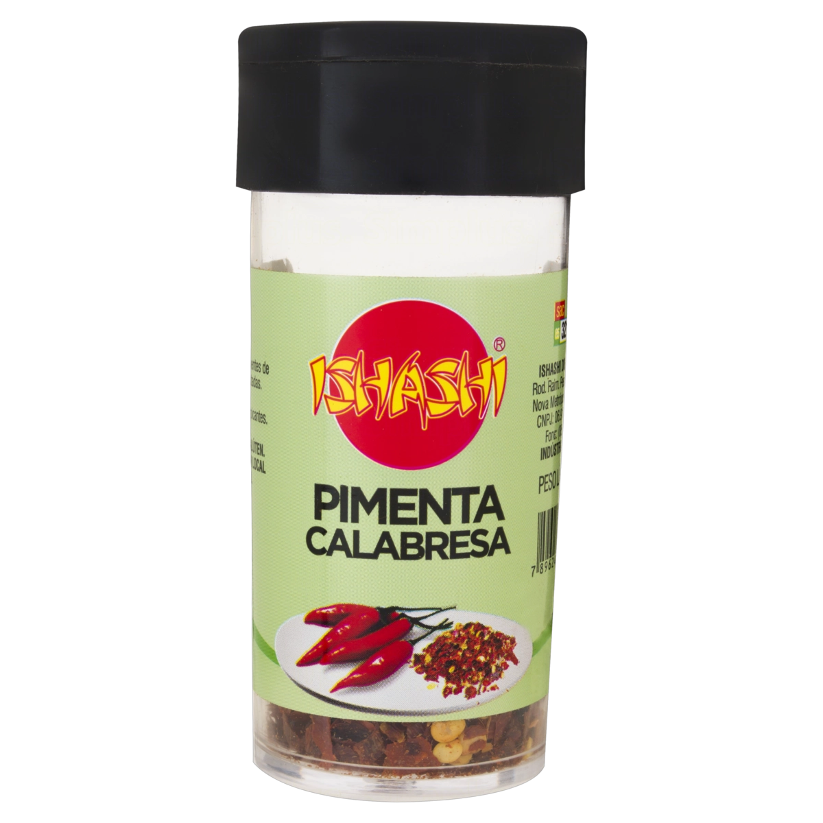 Pimenta Calabresa Em Flocos Ishashi Frasco 20g