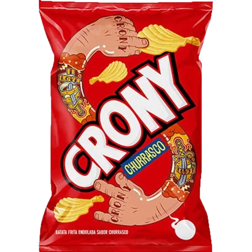 Batata Crony Ondulada Churrasco 45g