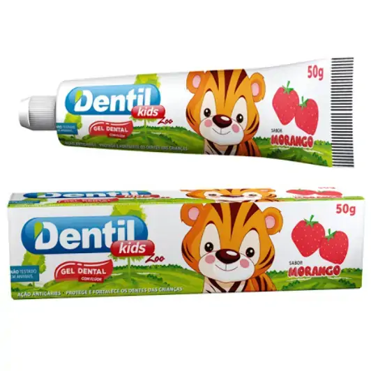 Gel Dental Dentil Kids Sabor Morango 50g