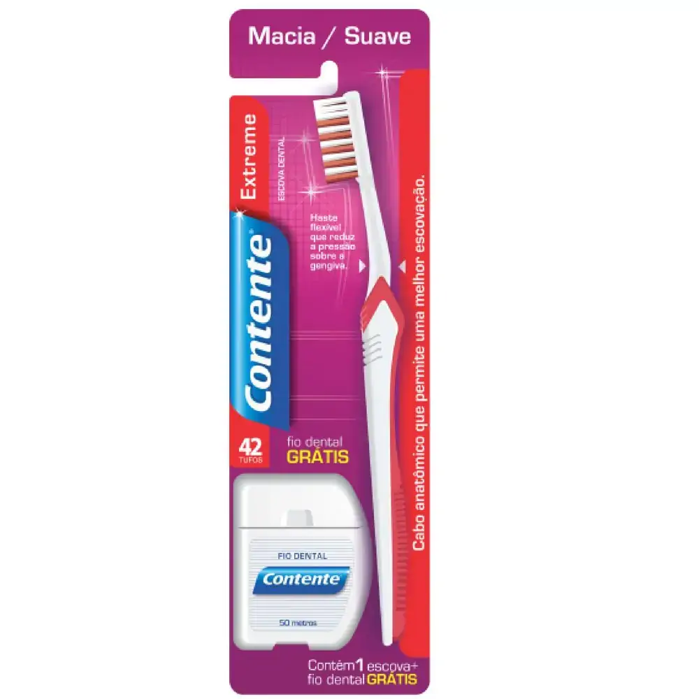 Esc Dental Contente Gts Fio Dentalal Macia