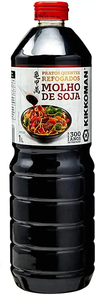 Molho De Soja Kikkoman Garrafa 1l