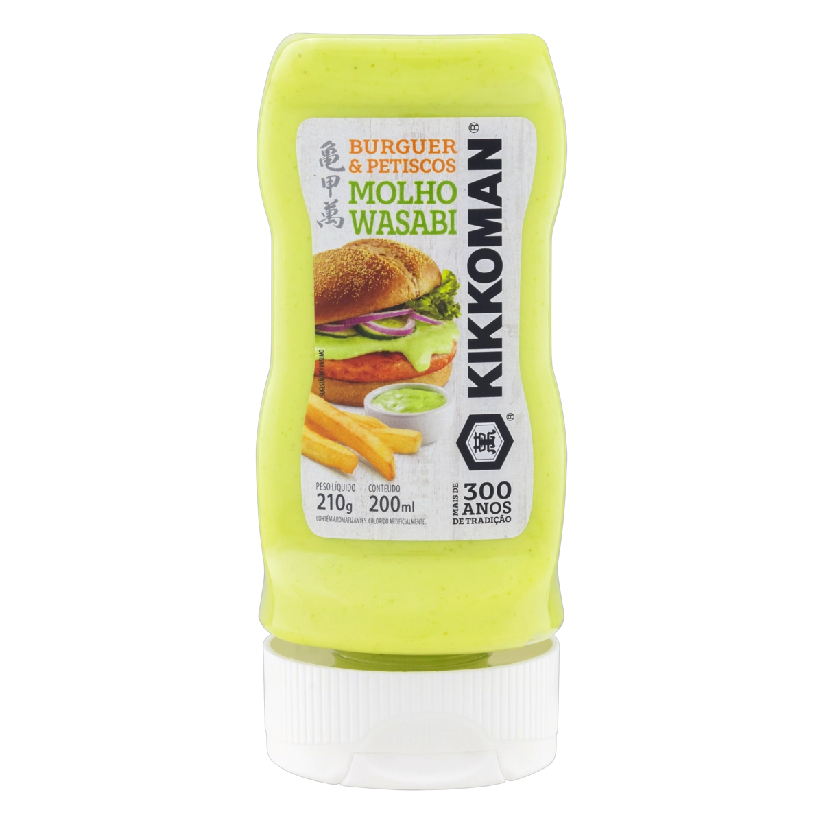 Molho de Wasabi Pronto em Tubo (Raiz Forte) Kikkoman - 210g