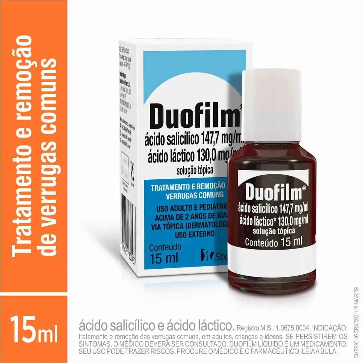 Duofilm Stiefel Caixa 15ml Solução Tópica