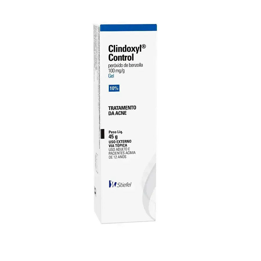 Clindoxyl Control 100mg/g 10 Stiefel Caixa 45g Gel