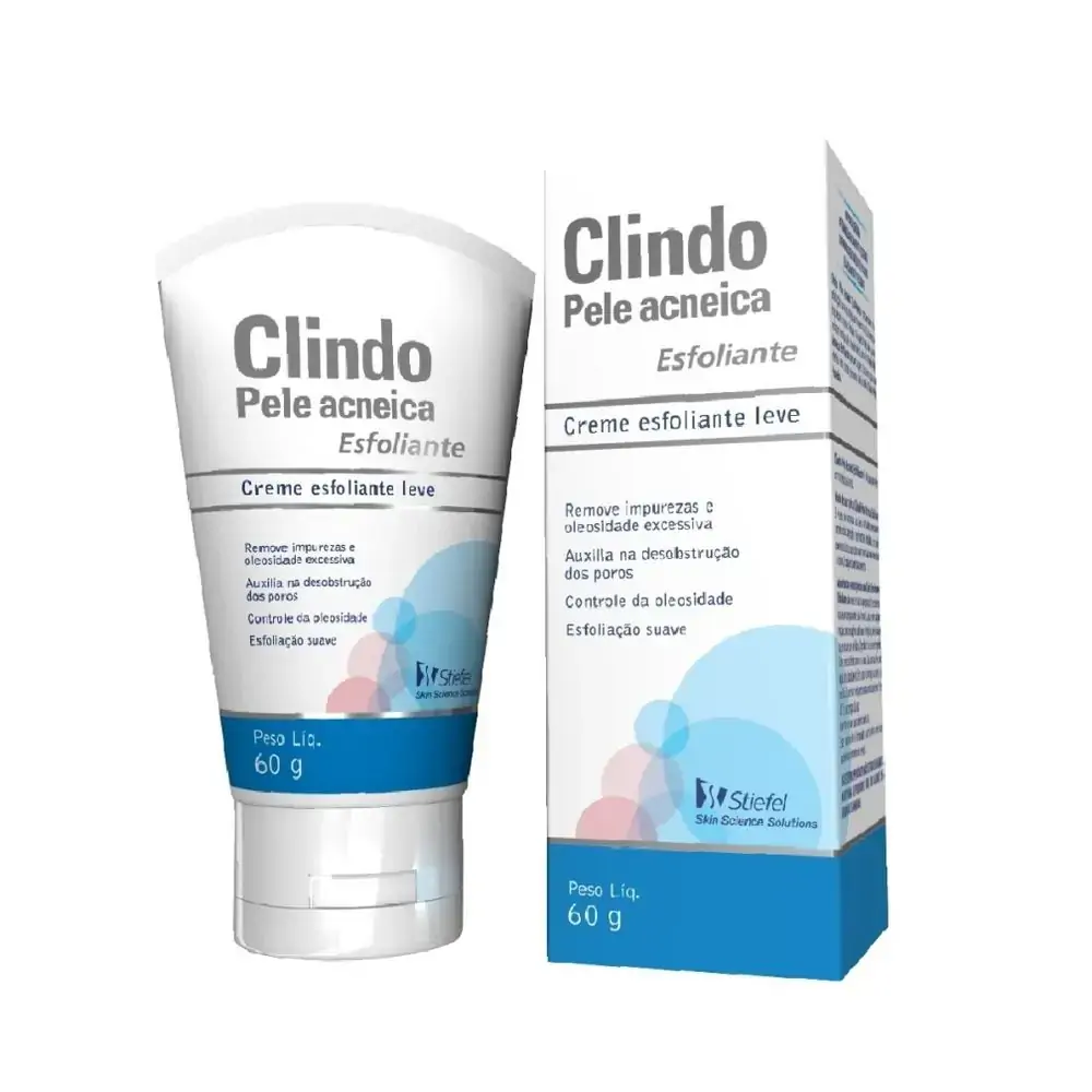 Clindo Pele Acneica Esfoliante Bisnaga 60g