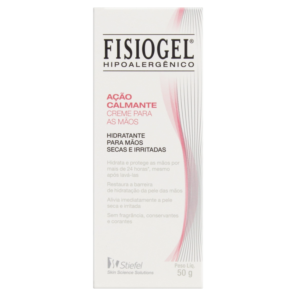 Creme Hidratante Para Mãos Sem Fragrância Fisiogel Ação Calmante Caixa 50g
