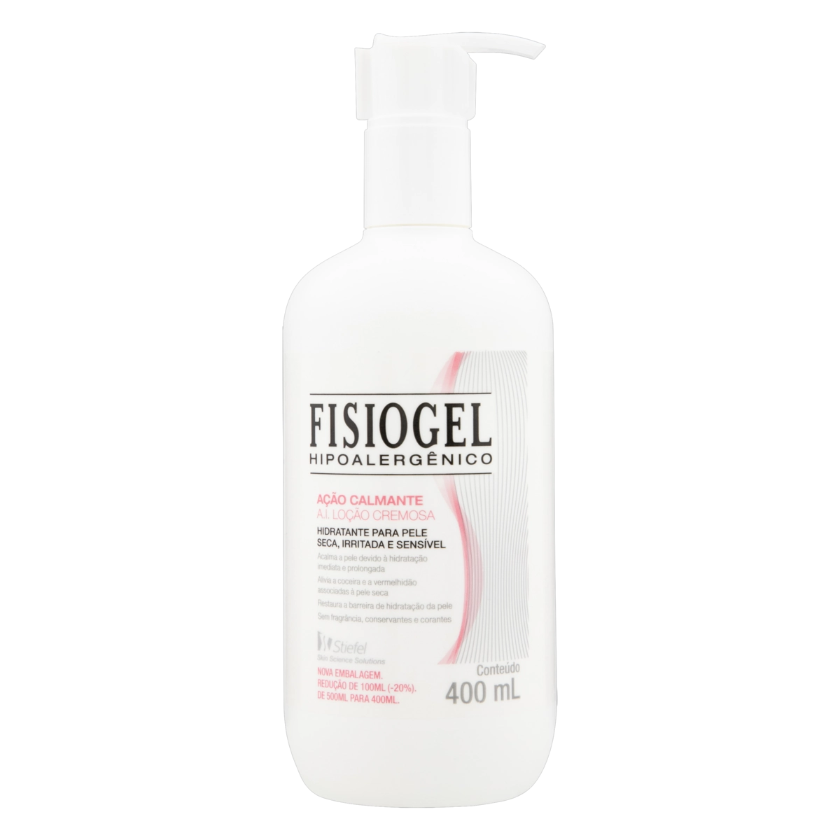 Loção A.i. Creme Sem Fragrância Fisiogel Ação Calmante Frasco 400ml