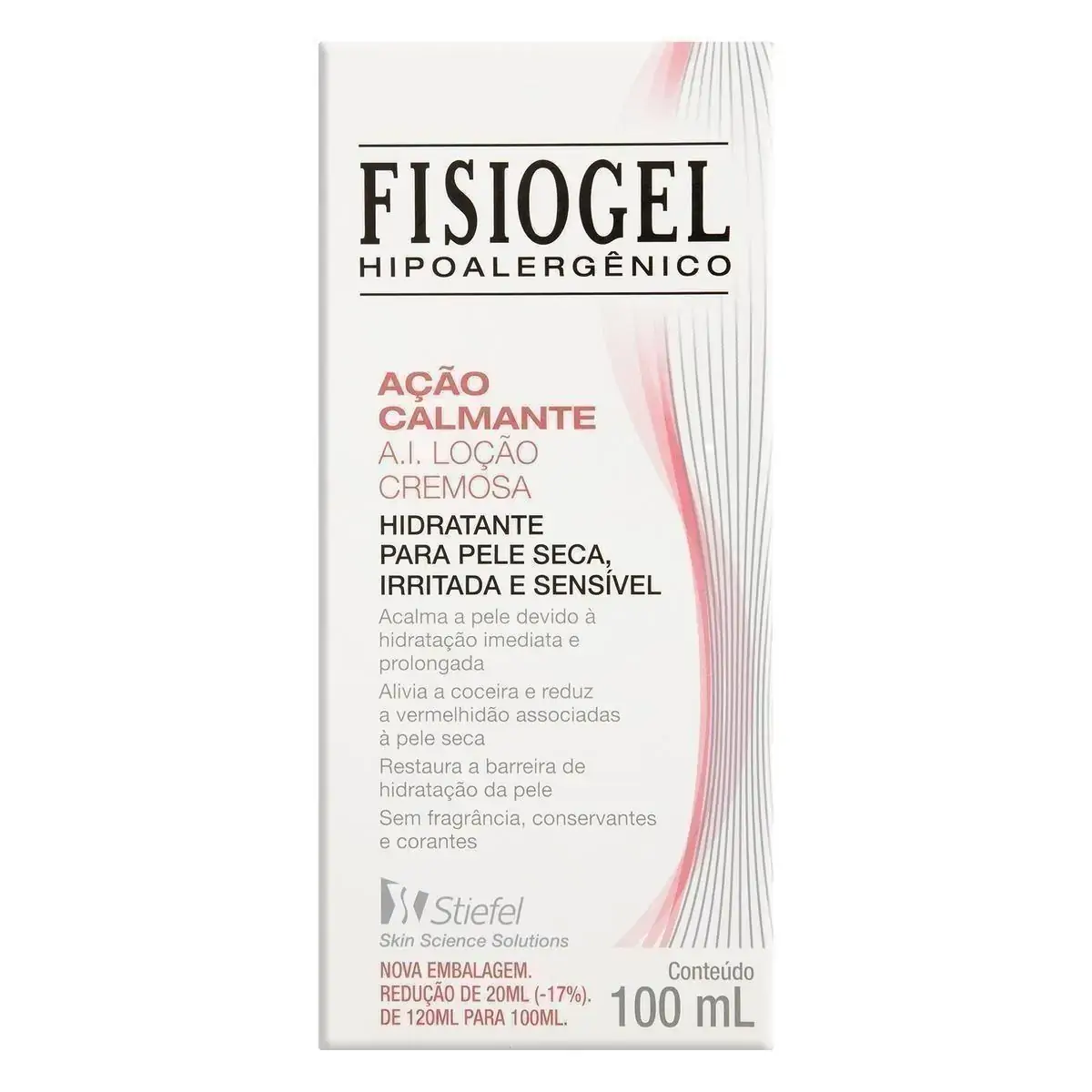 Loção A.i. Creme Sem Fragrância Fisiogel Ação Calmante Caixa 100ml