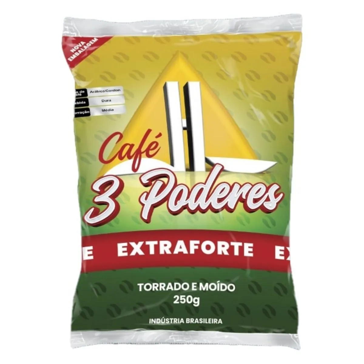 Café Torrado E Moído Extraforte Café 3 Poderes Pacote 250g