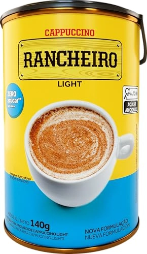 Cappuccino Solúvel Light Rancheiro Pote 140g