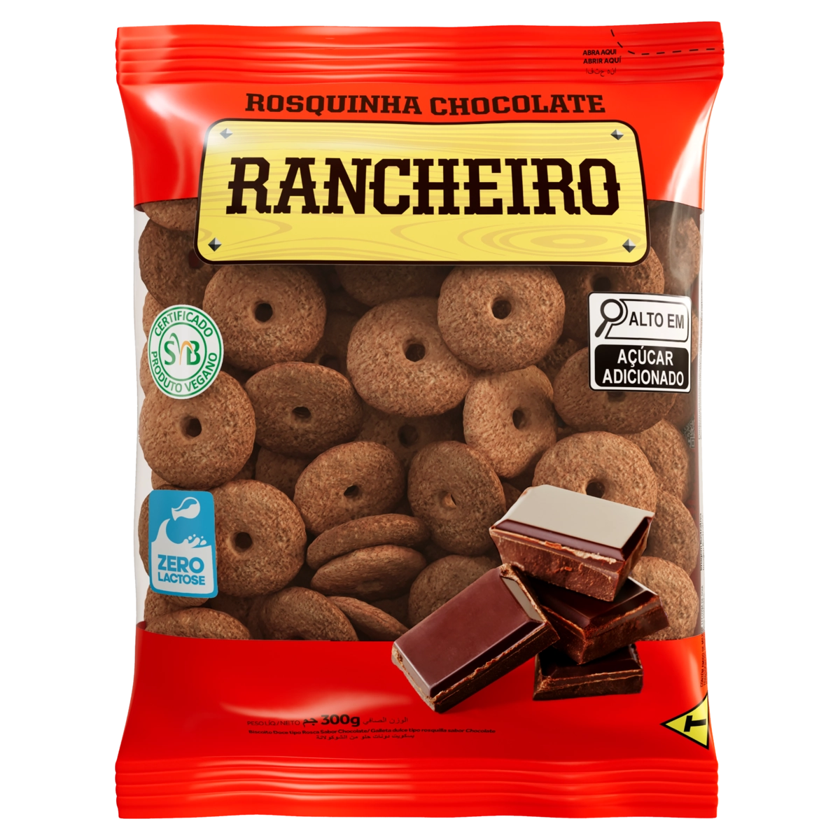Rosquinha de Chocolate RANCHEIRO 300g