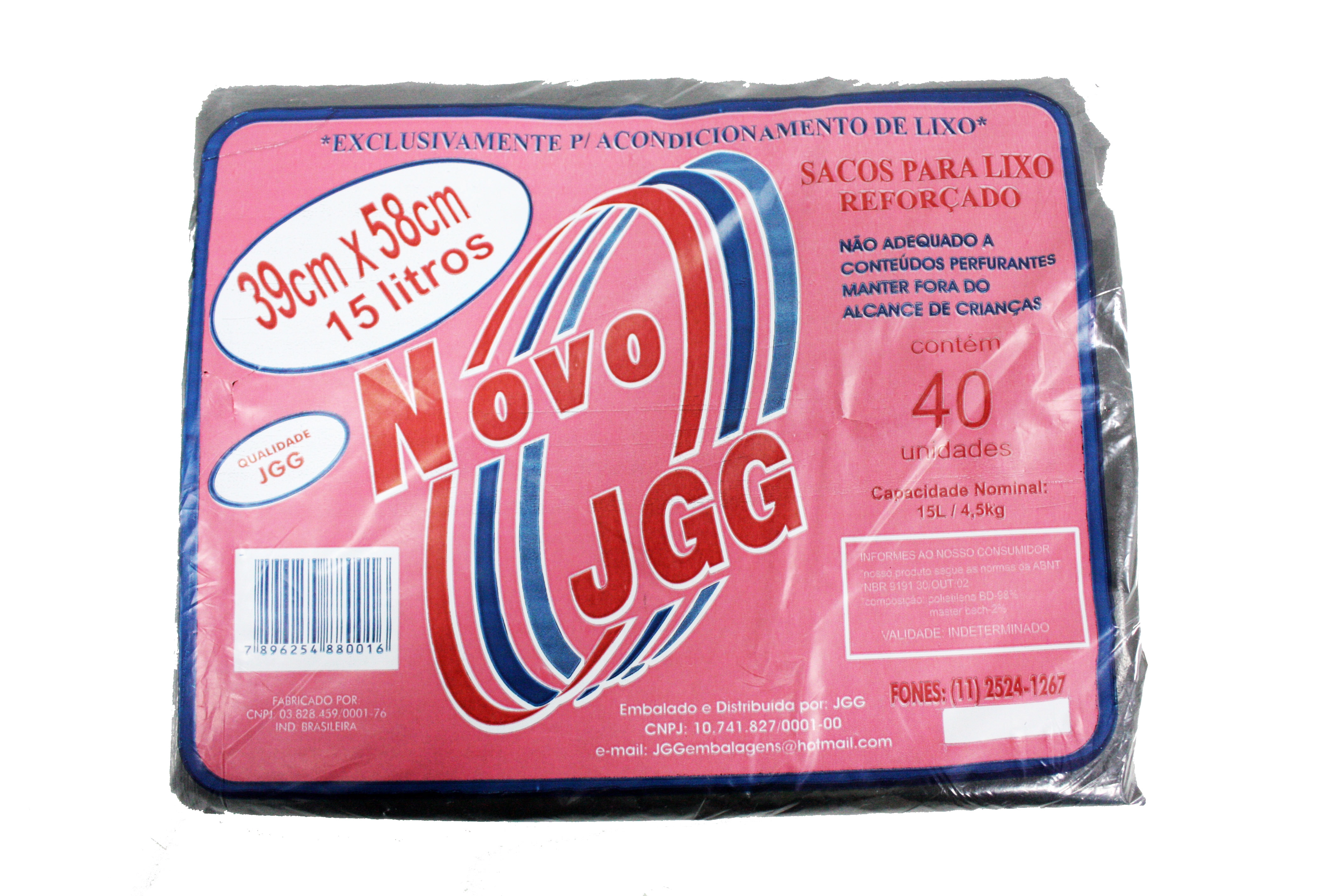 Saco Lixo Novoplast Reforc 40unidade