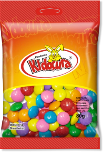 Pastilha Kidocura Chocolate