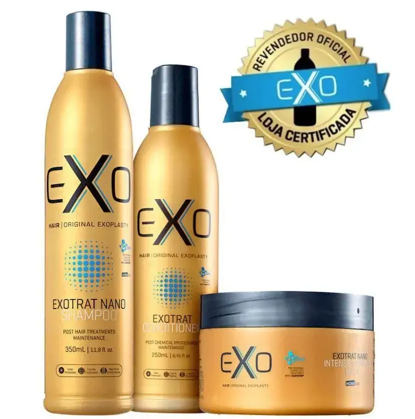 Exo Hair Exotrat Nano Kit de Manutenção Pós-Progressiva e Tinturas Capilares