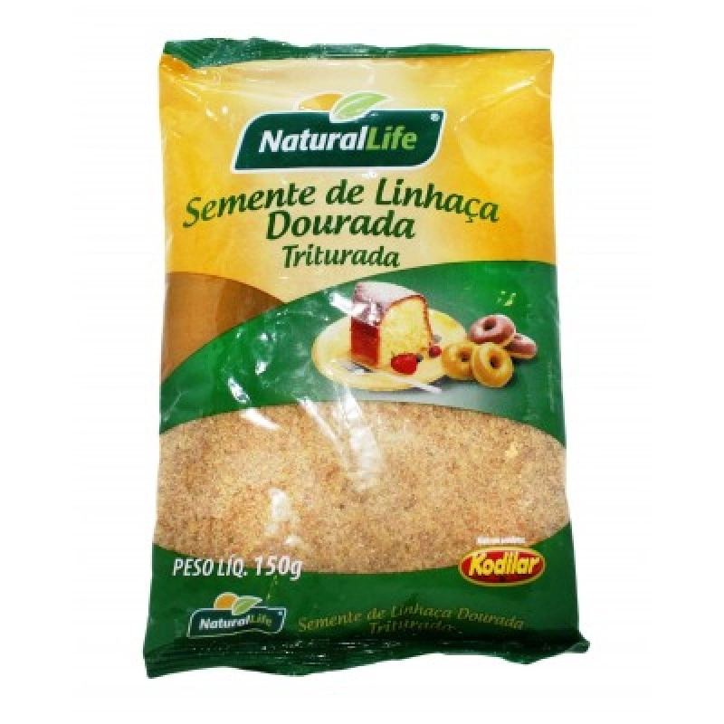 Semente De Linhça Dourada Triturada