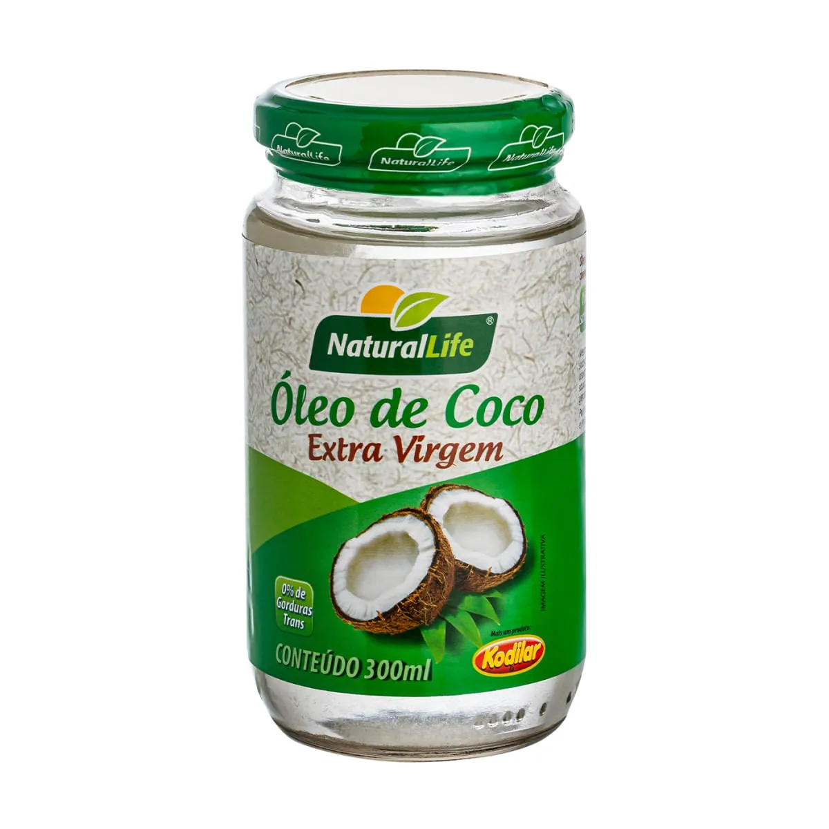 Óleo de Coco Extra Virgem Kodilar Natural Life 250 ml