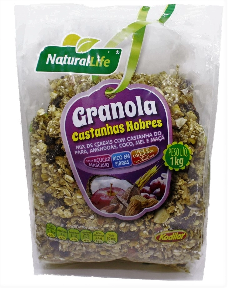 Granola Kodilar 1kg Castanha Nobre