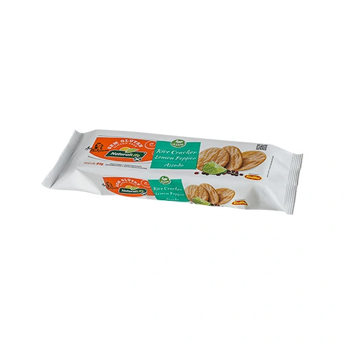 Bisc Rice Craker 84g Lemon Pepper S/ Gluten Vegano
