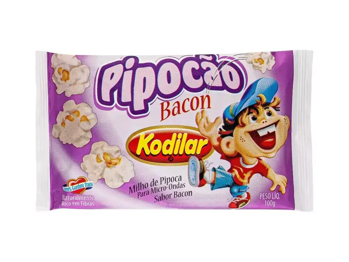 Pipoca Microondas Bacon 100g Kodilar