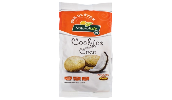 Cookies Sabor Coco S/ Gluten Kodilar 180g