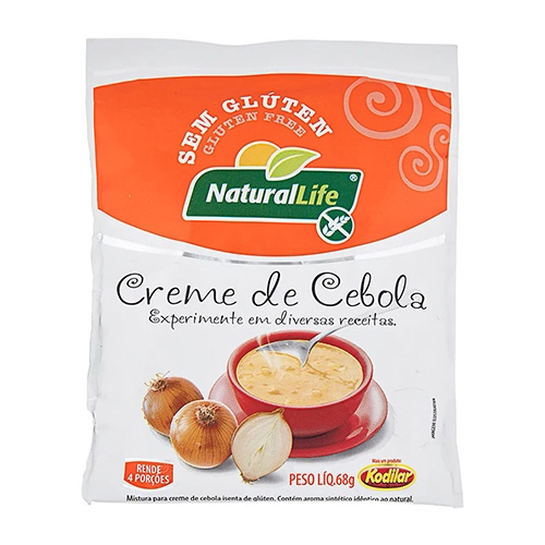 Creme de Cebola Sem Glúten 68g Natural Life