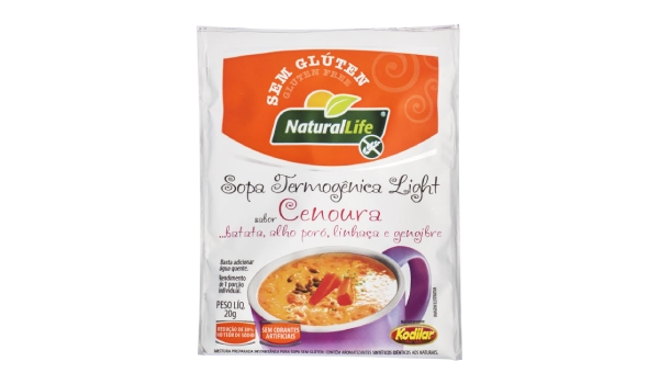 Sopa Termogênica Carne Tomate Linhaça Gengibre 20g