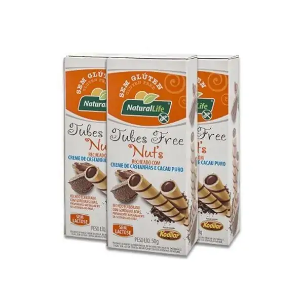 Tubes Free Nuts Castanhas e Cacau 50g Naturallife