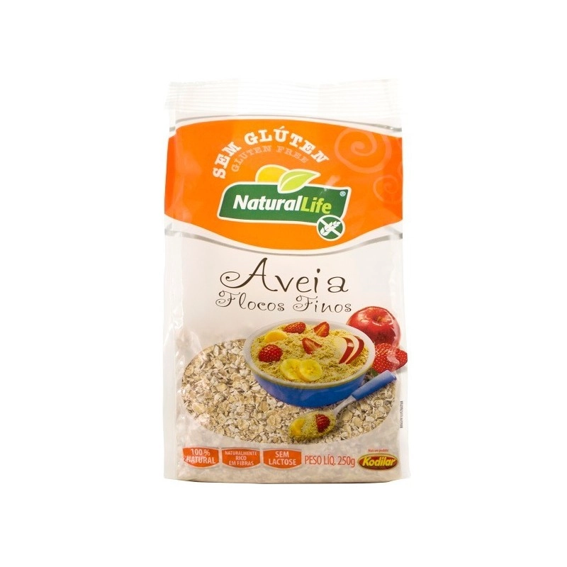 Aveia Flocos Finos Sem Gluten 250g