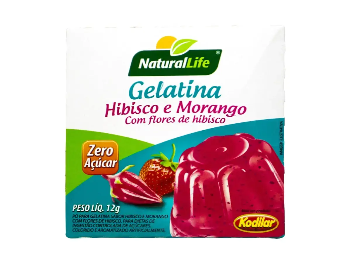 Gelatina Natural Life Mor/hibisco