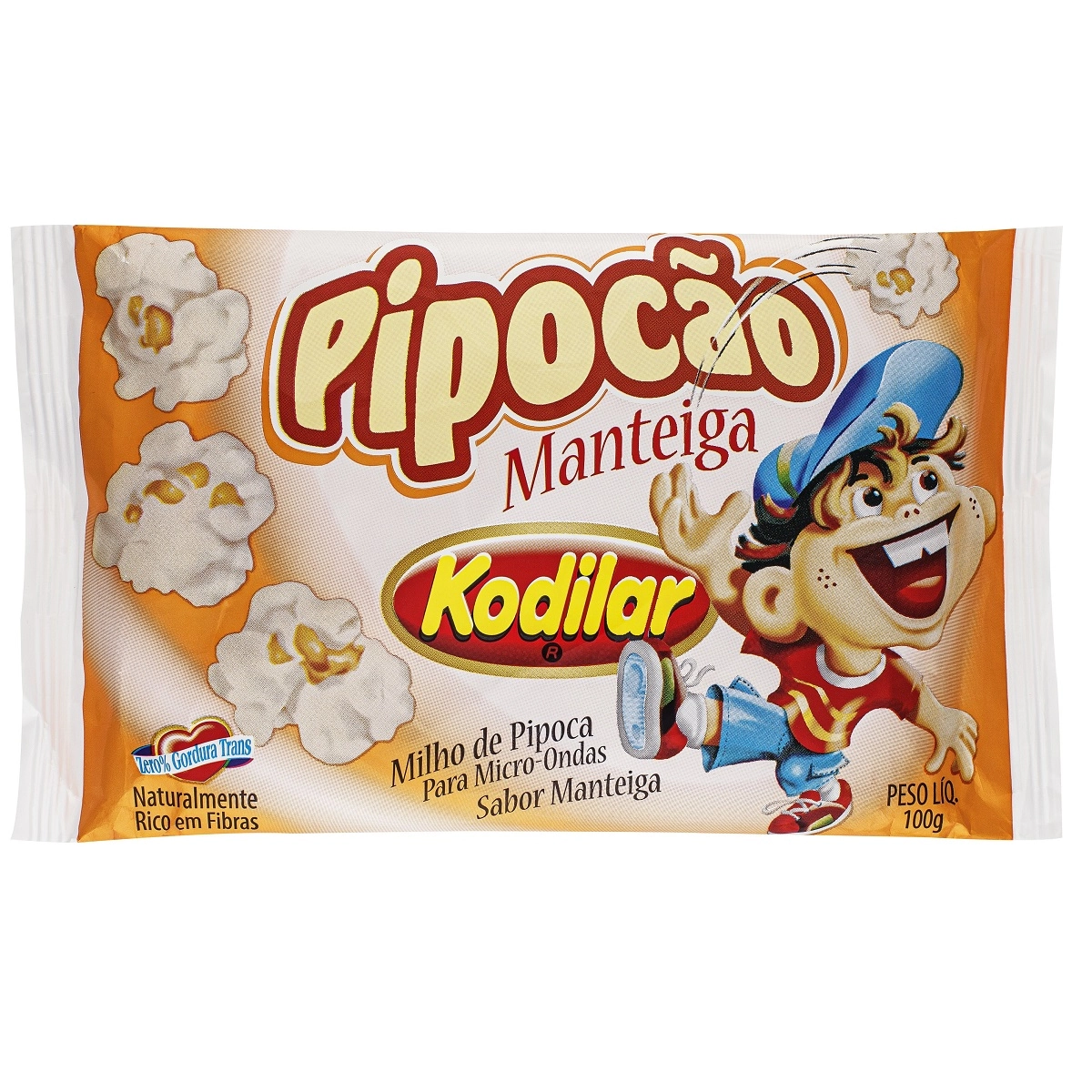 Pipoca Microondas Manteiga 100g Kodilar